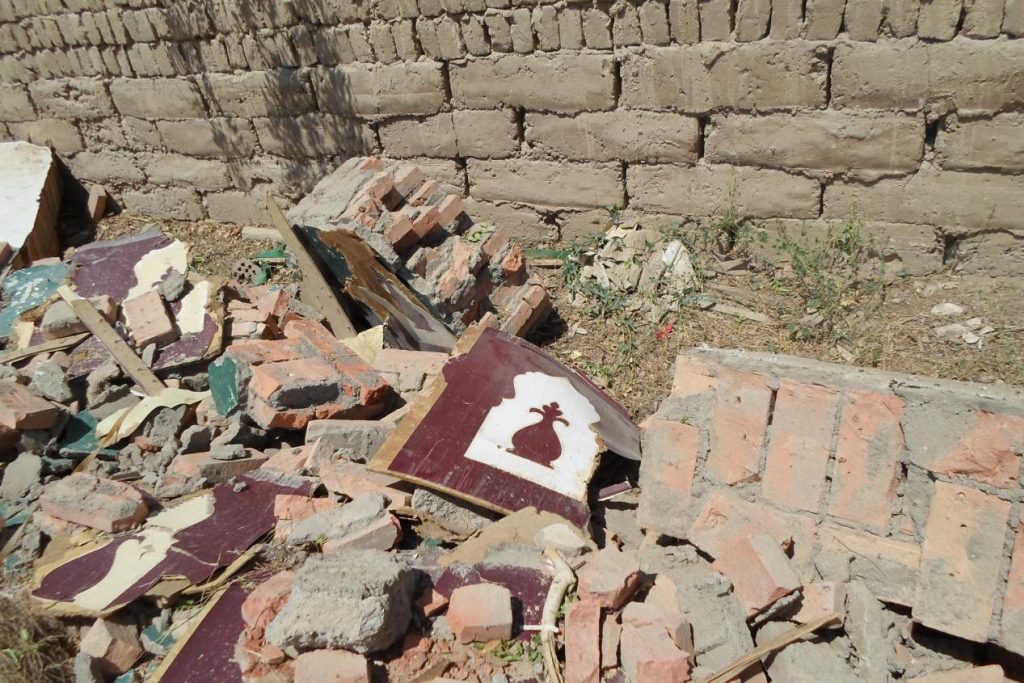 Remains of Islamic mosque