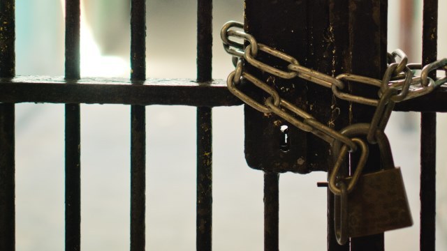 Lock on gate