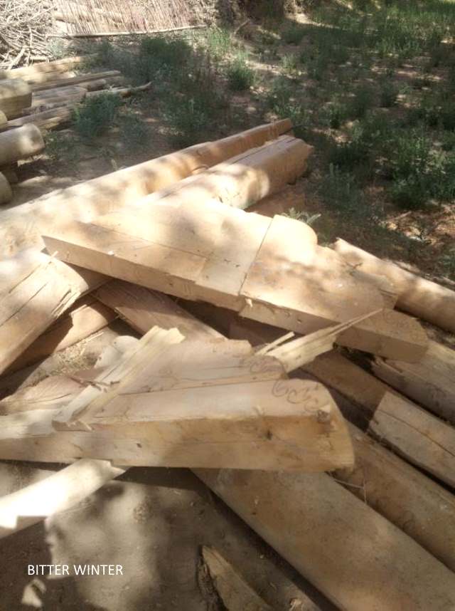 Remnant of mosque pillar