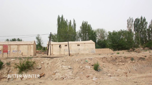 The demolished mosque