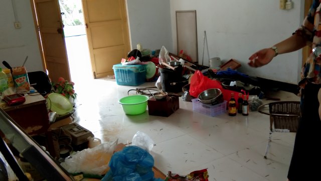 A room in the House of Mercy after its closure