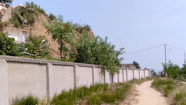 A two-meter-high wall