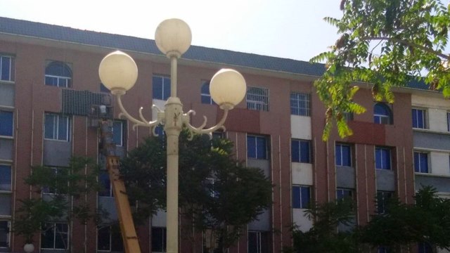 After the building was changed