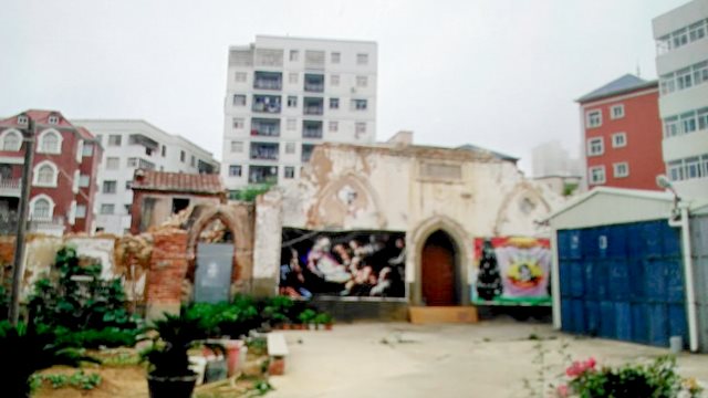 This Catholic church has become dilapidated and is unsafe for use.