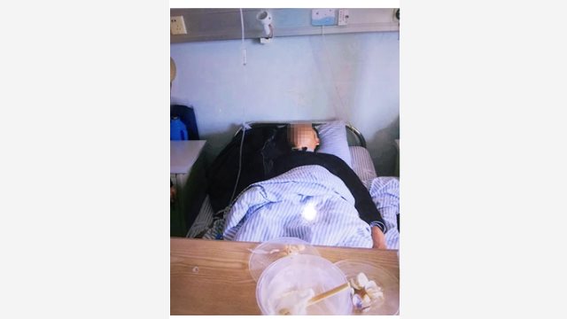 Two Buddhists injured at the hospital