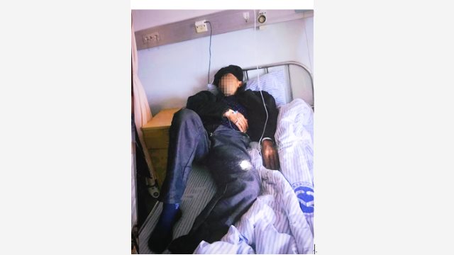 Two Buddhists injured at the hospital