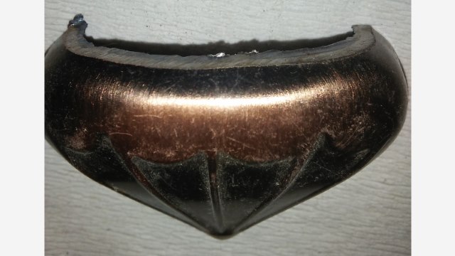 The door handle after being sawed