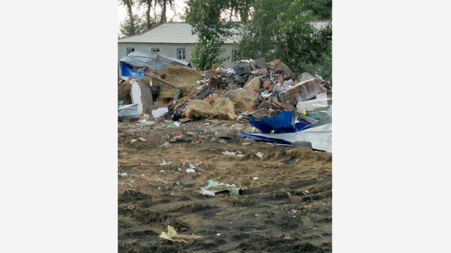 The demolished congregation site