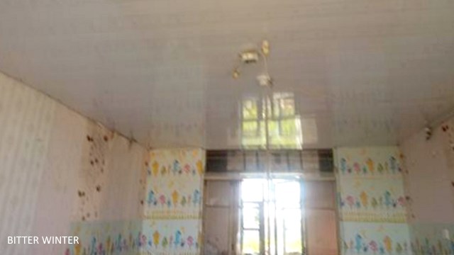 Even the lightbulbs at Sun Li’s home were removed and taken away.