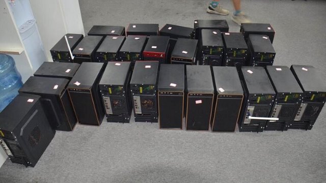 Computers confiscated