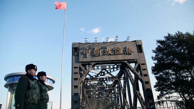 Dandong border inspection