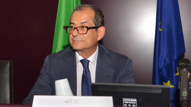Italian Minister Giovanni Tria