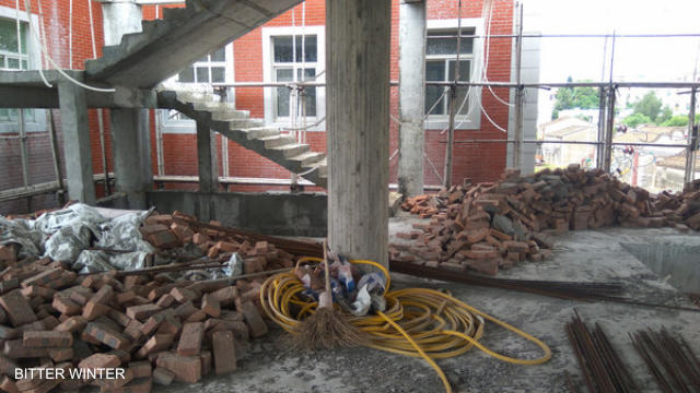 Lincuo Village Three-Self Church in Fuqing city forced to cease construction