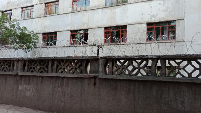 All of the school’s surrounding fences and walls have been fitted with barbed wire. (Provided by an inside source.)
