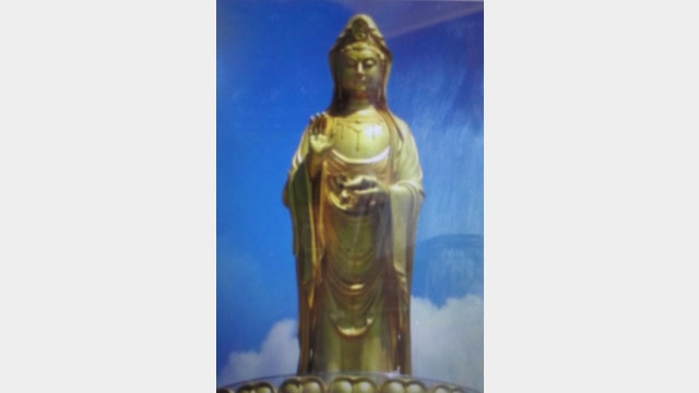 The original appearance of the Guanyin statue on Santai Mountain (provided by an inside source)