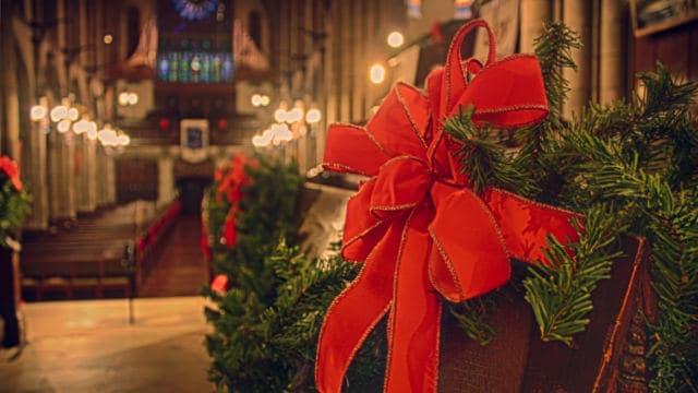 Celebrating Christmas at church