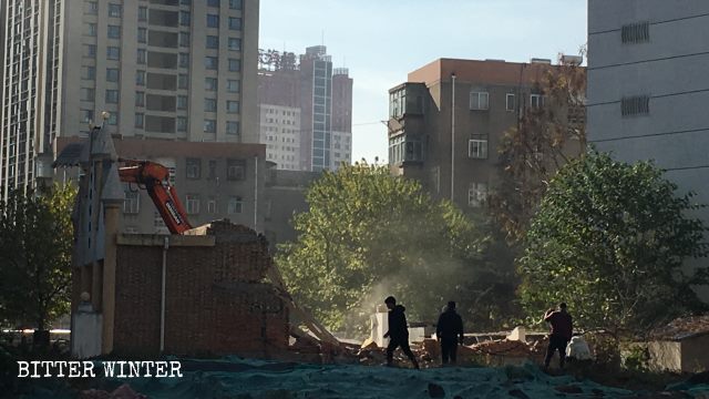 The church has been demolished