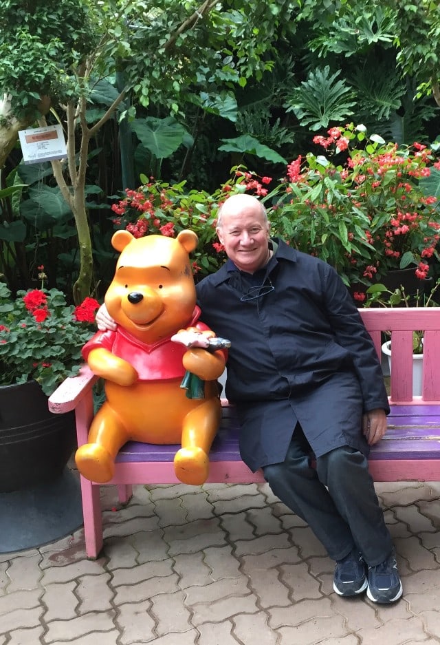 Massimo Introvigne and Winnie the Pooh