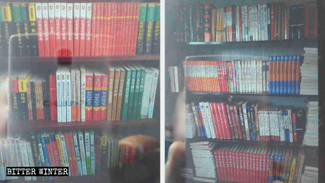 Atheistic books have been placed