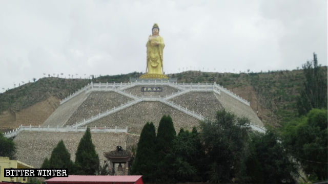 The original appearance of the Nanhai Guanyin statue