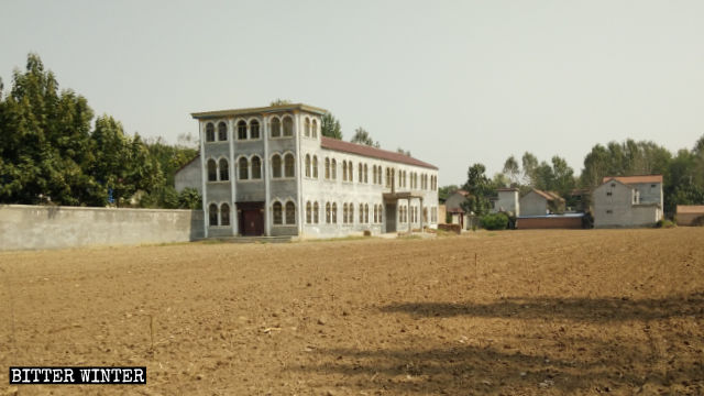 The original appearance of the church