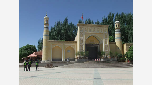 Friday prayers in Kashgar 2018