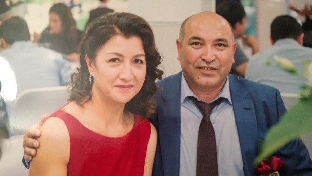 Gulbahar Haitiwaji and her husband Kerim