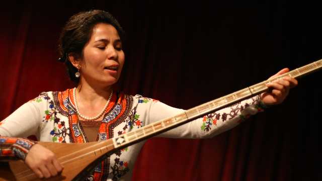 Uyghur musician Sanuba Tursun