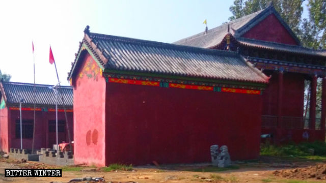 The original appearance of Hongshan Temple