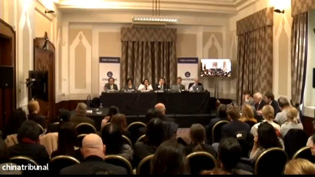 China Tribunal in London. April 2019 hearings.