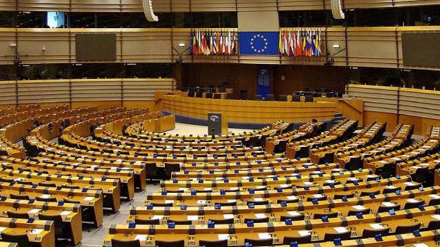 European Parlament Hemicycle Brussels
