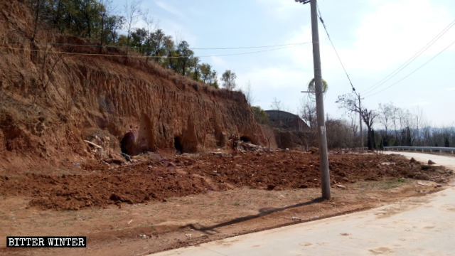 The church was razed to the ground after its demolition