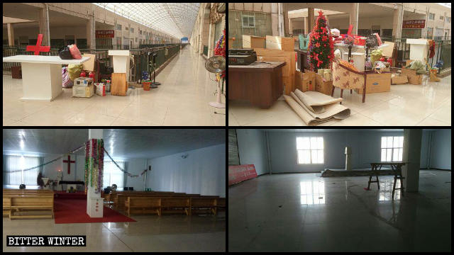 In February, a Catholic gathering venue that did not have a government-issued permit in Binzhou city was closed, congregants forced to move out.