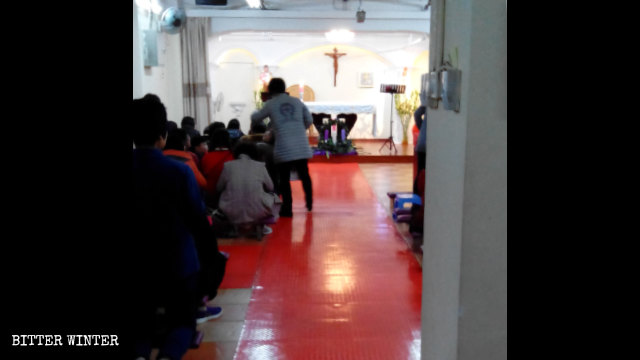 The Shijijiayuan meeting venue before the closure.