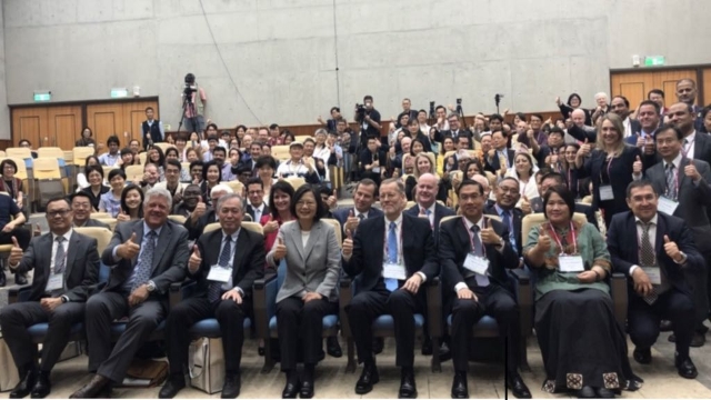 President Tsai and conference participants