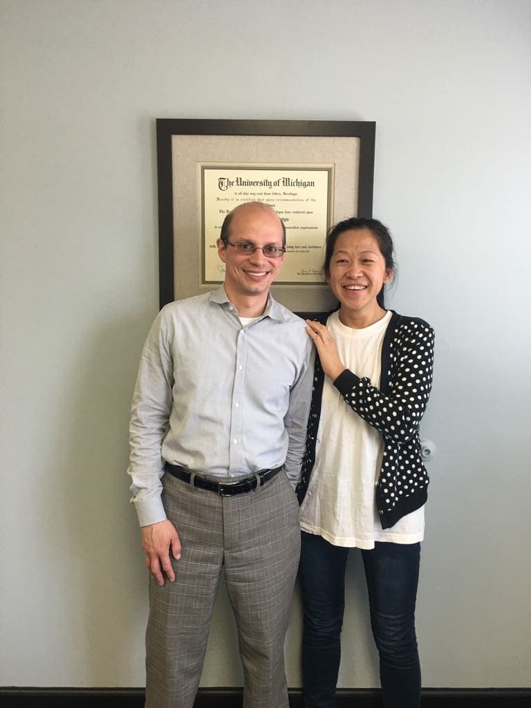 Sister Zou with her lawyer, Mr. Abrutyn