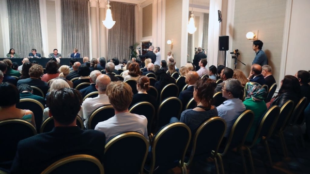 A packed audience gathered to hear the verdict.