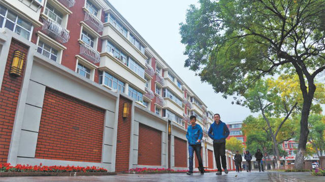 A residential area in Urumqi