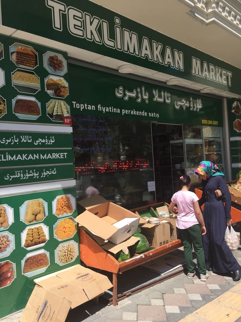 An Uyghur shoo in Zeytinburnu named after the Taklamakan Desert