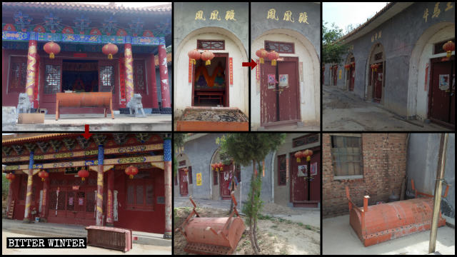 Fenghuangding Great Temple was shut down on May 13.