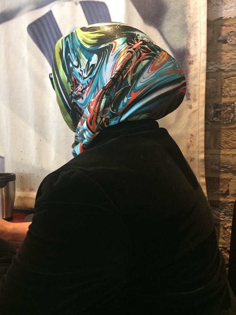 Risalat accepted to talk to Bitter Winter but still does not feel safe showing her face.