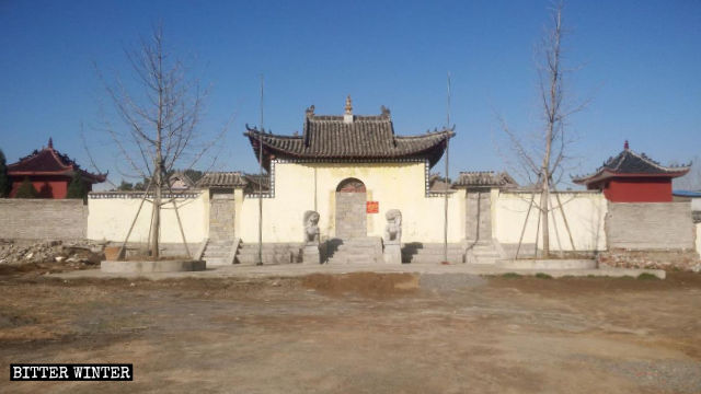Rongzhuang Temple has been sealed off