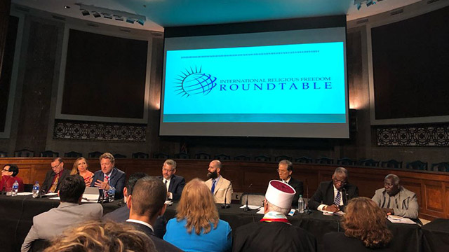 The International Religious Freedom Roundtable event