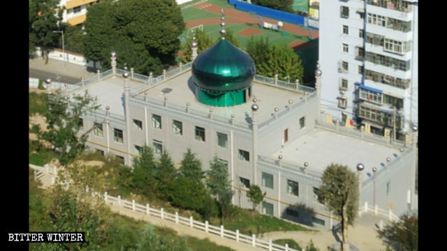 A view of the women’s mosque on Motianyuan Road in Baoji city.