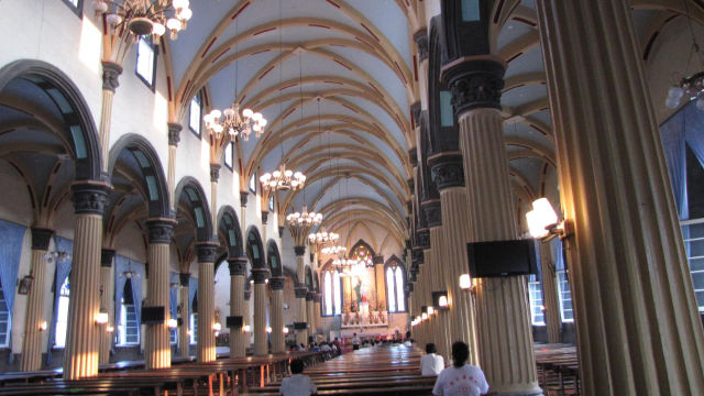 The interior of Saint Dominic Cathedral