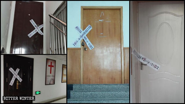 The meeting venues of True Love Church were sealed off and shut down